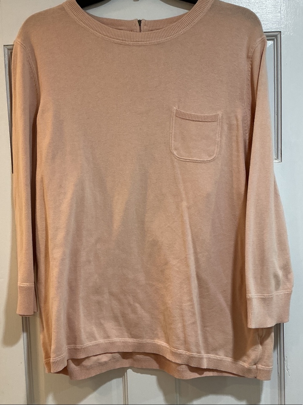 Talbots Crewneck Sweater in Soft Blush